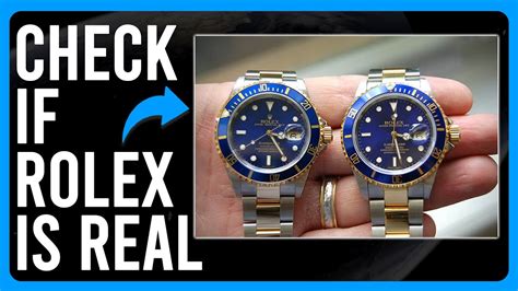 how to know if the rolex watch is original